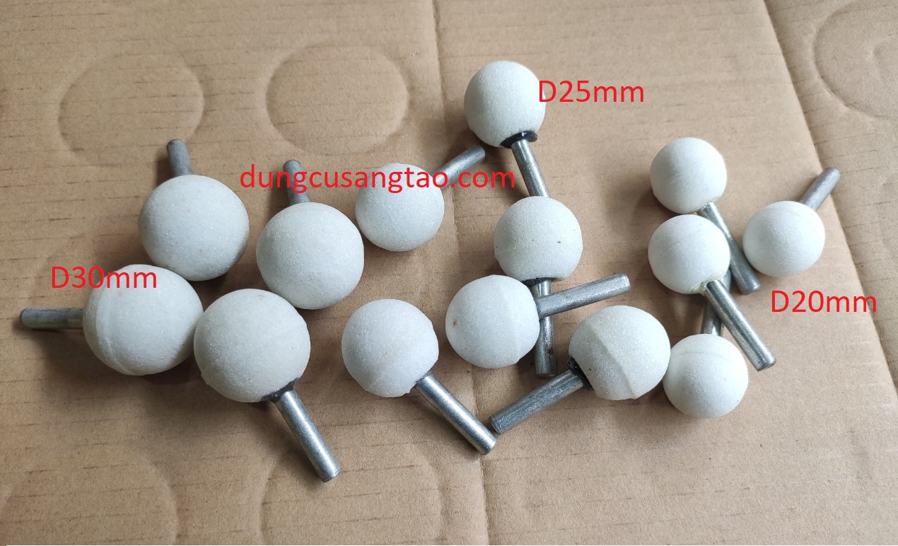 Đá mài trục 6mm (hình trụ/hình cầu)