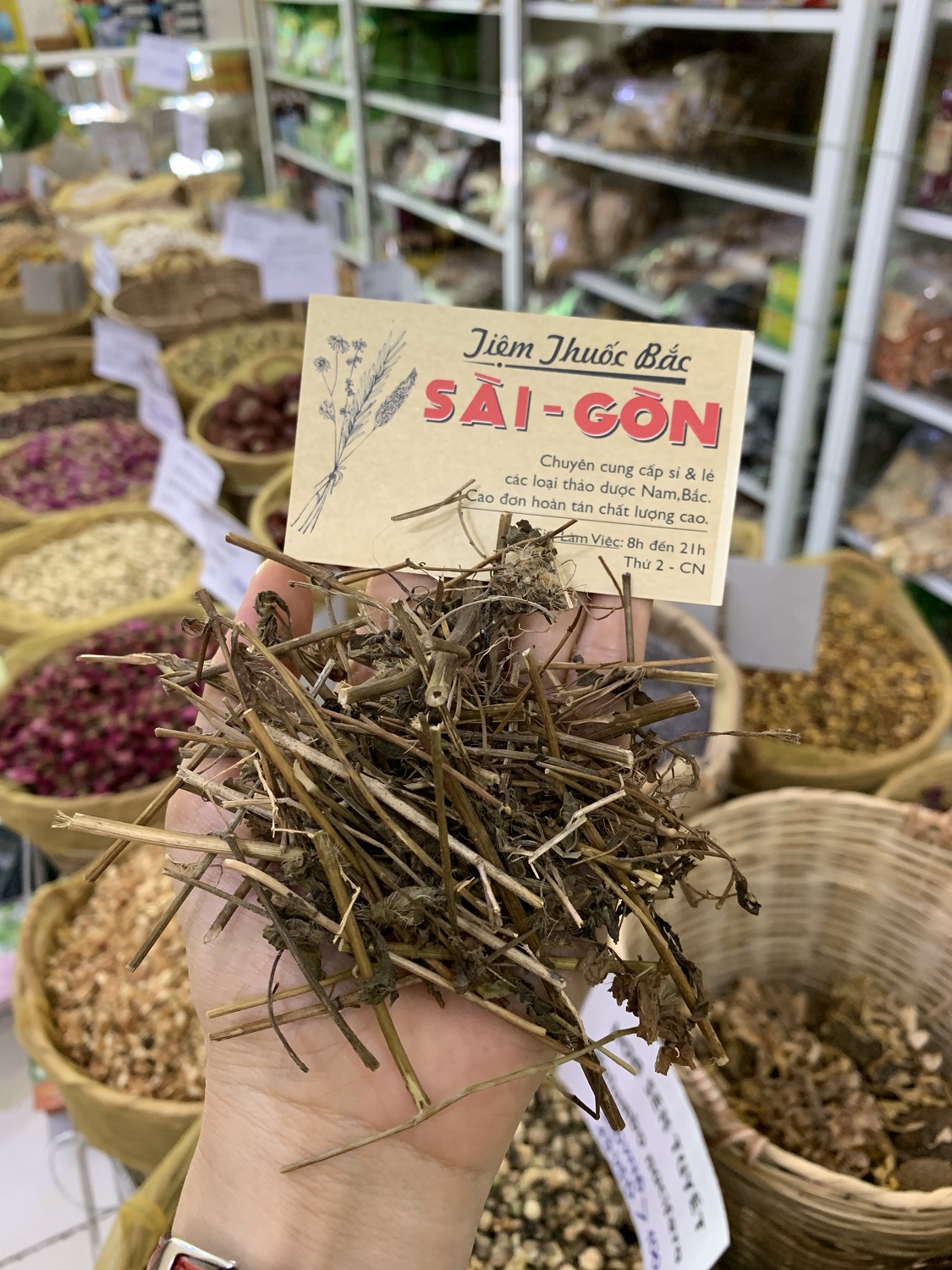 [HCM]CỎ NGŨ SẮC KHÔ 500gram Tiệm Thuốc Bắc Sài Gòn