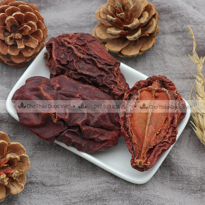 Mộc qua khô 100g, quả tra tử, hỗ trợ giảm ho, đau nhức xương khớp, tê bì tay chân, tốt cho tiêu hoá