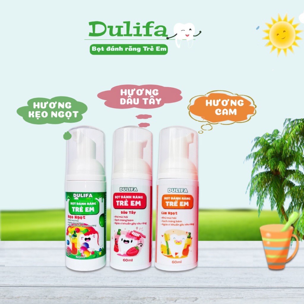 [Chính hãng] Kem đánh răng tạo bọt Dulifa made in Viet Nam