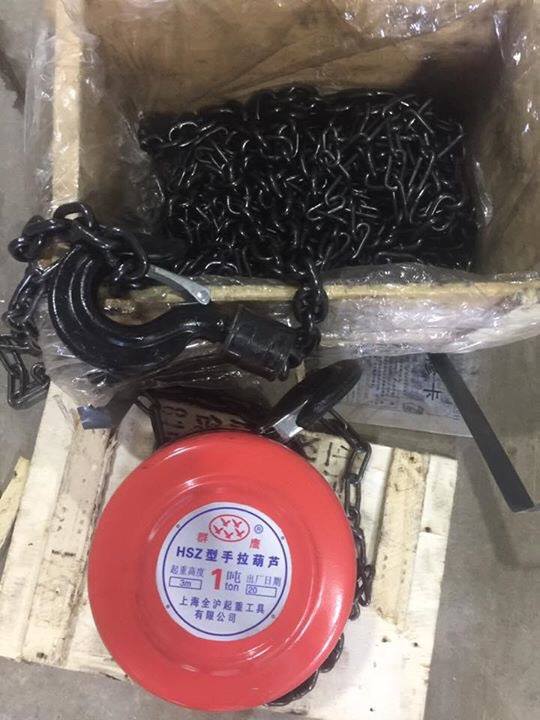 Palang kéo tay HSZ 1 tấn 5 mét