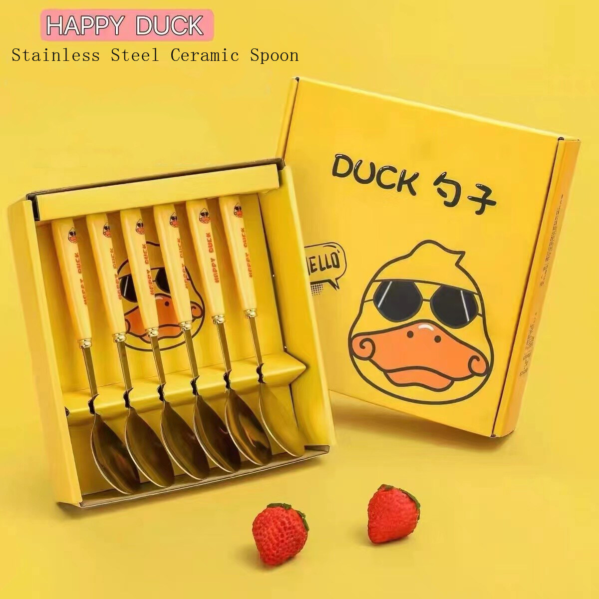 [ ComBo]  6 Thìa Vịt Vàng Duck Siêu Xinh. ĐTVM