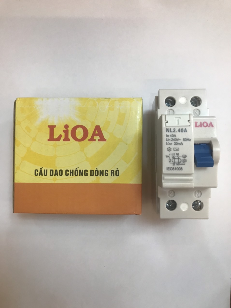 Aptomat chống giật 40A Lioa