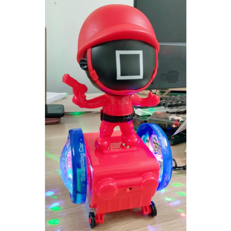 Squid Game Xe Thăng Bằng Cho Bé Xoay 360 Độ Trò Chơi Con Mực Hot Trend 2021 - LANA QUEEN