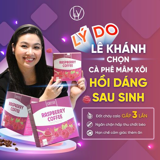 [Chính Hãng] Cà Phê Mâm Xôi Giảm Cân Raspberry Coffee