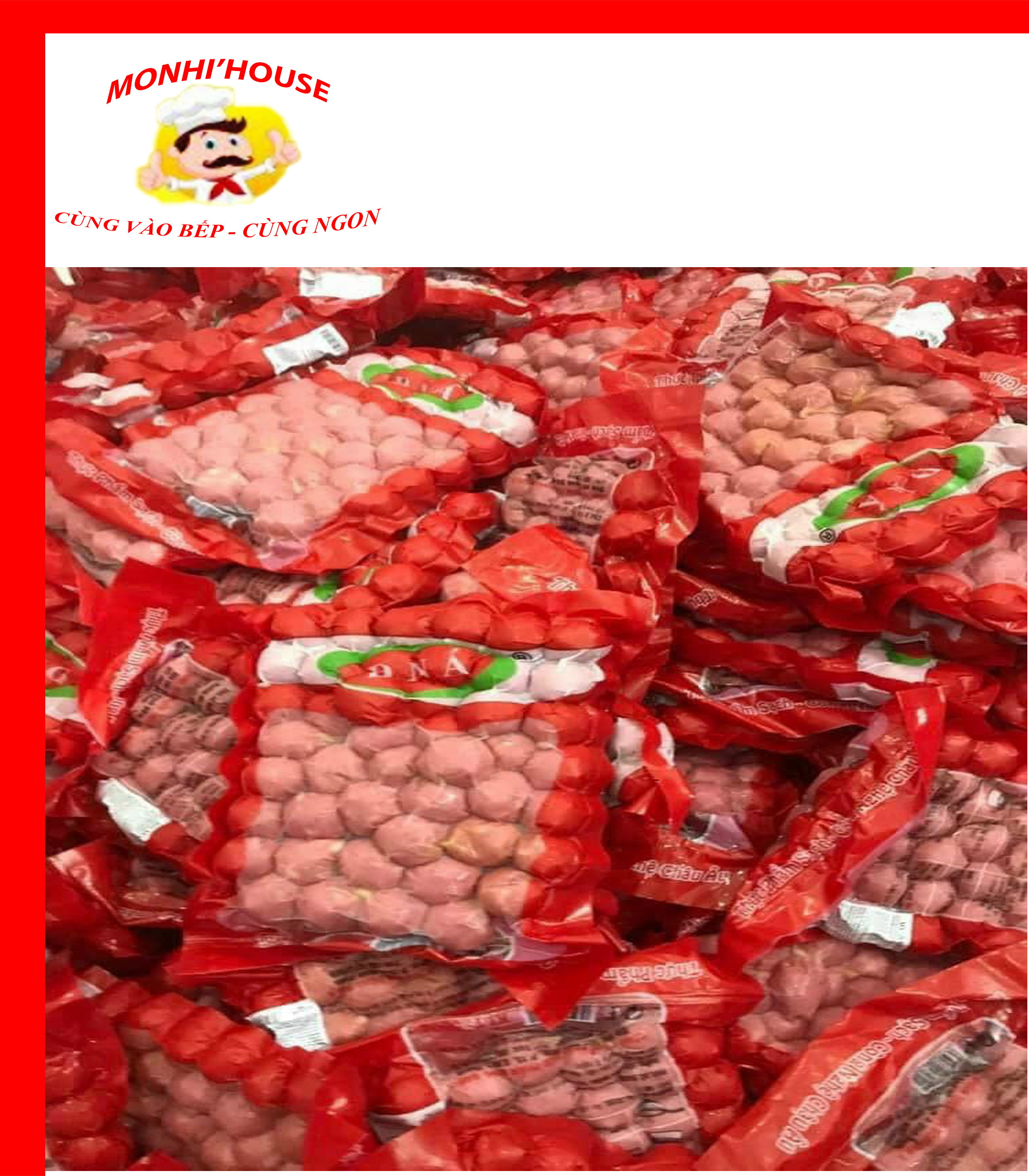 Gói 500g Xúc xích Hồ Lô ĐNÁ(40-45 viên)