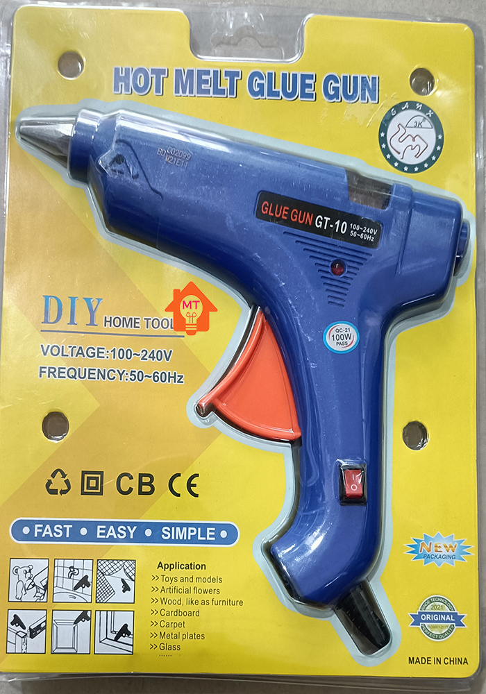 Súng bắn keo nến, súng bắn keo nến với công suất 20w, 100w đẹp, an toàn từ thương hiệu hot melt glue gun