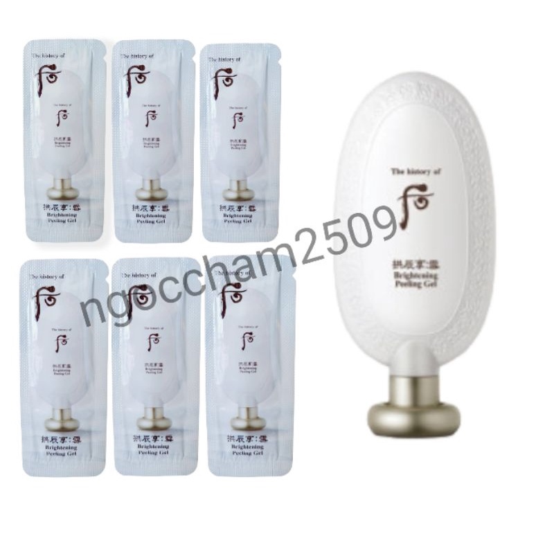 (Combo 10)Tẩy tế bào chết Whoo trắng da