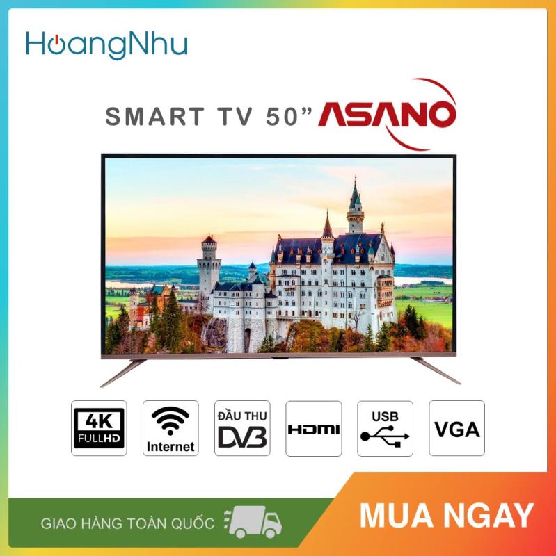 Bảng giá Smart TV UHD 4K Asano 50 inch 50EK3 (Màn hình UHD 4K, Android TV, Wifi, Truyền hình KTS) - Bảo hành toàn quốc 2 năm