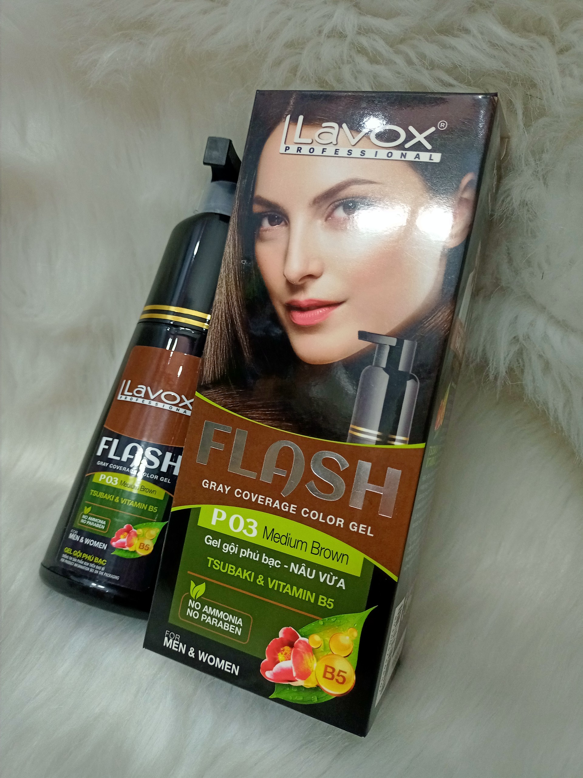 Gội phủ bạc Flash Lavox từ thảo dược 200ml