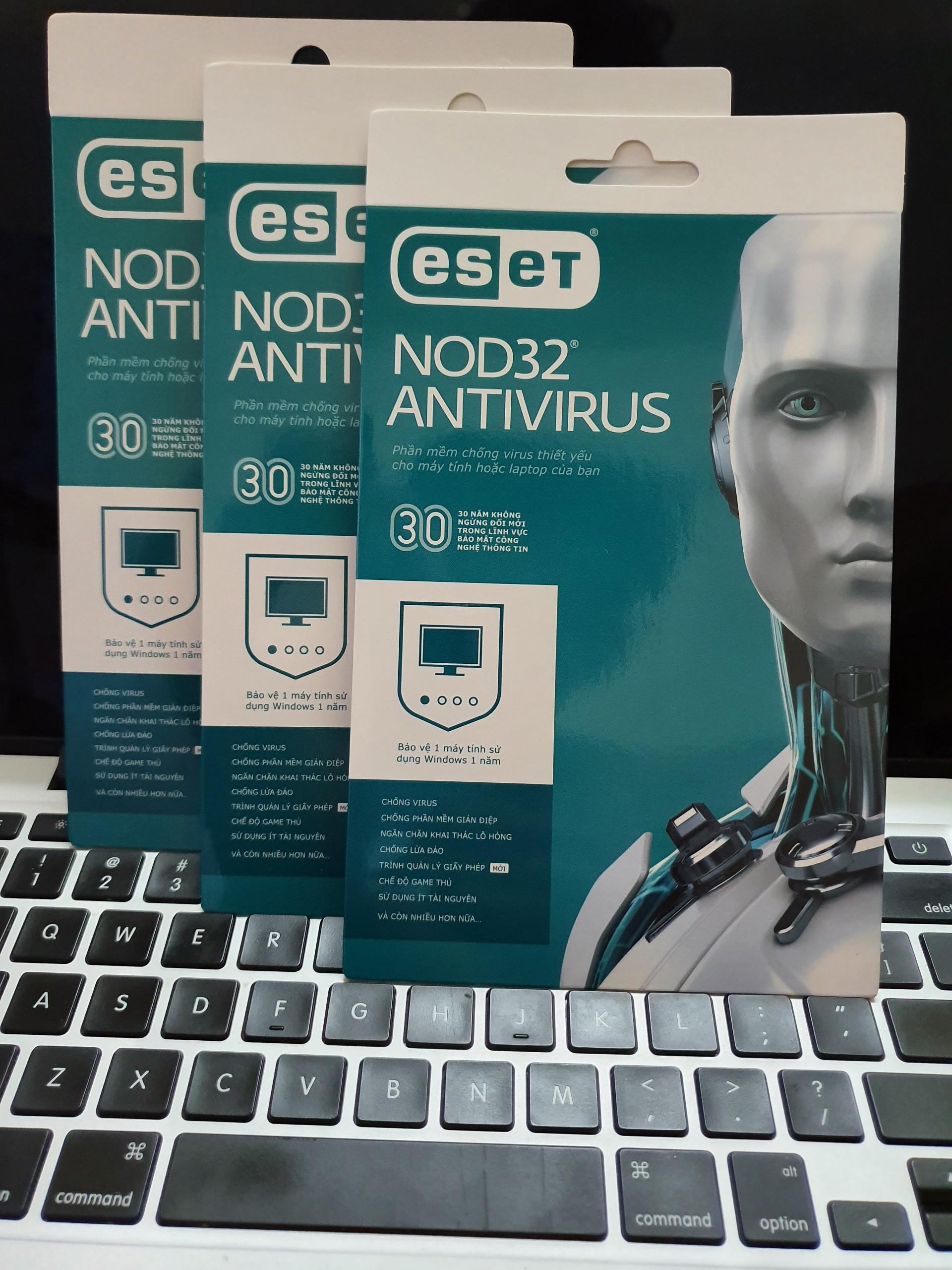 Phần mềm diệt virus ESET NOD32 1PC 1 năm