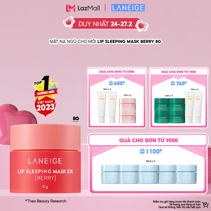 Mặt nạ ngủ cho môi Laneige Lip Sleeping…