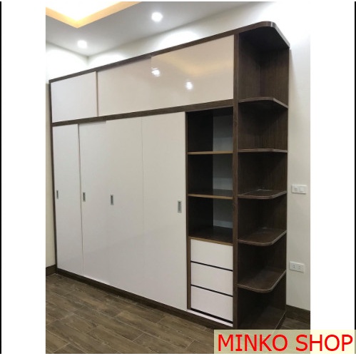 Tủ áo chung cư cánh lùa Juno Sofa