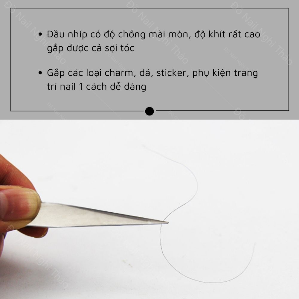 Nhíp gắp đá nail