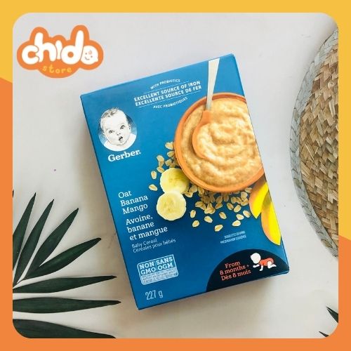 [Có sẵn] [Chính hãng] Bột ăn dặm Gerber Canada