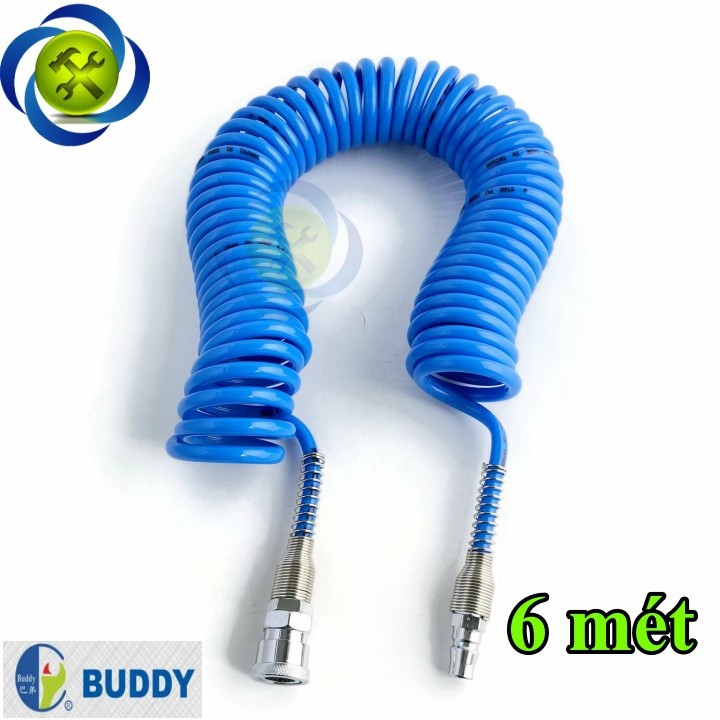 Dây hơi xoắn đài loan 6 mét buddy be0031-6