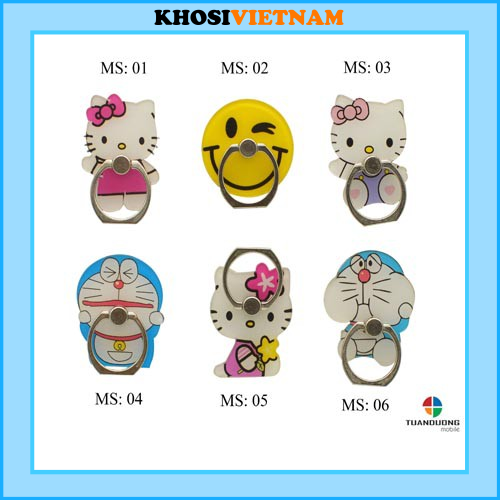 [FREESHIP + HOÀN TIỀN 50K] Giá Đỡ Điện Thoại Iring hỗ trợ xem phim gắn Tai Nghe Bluetooth Chiếc Nhẫn iring hình cute nghộ nghĩnh
