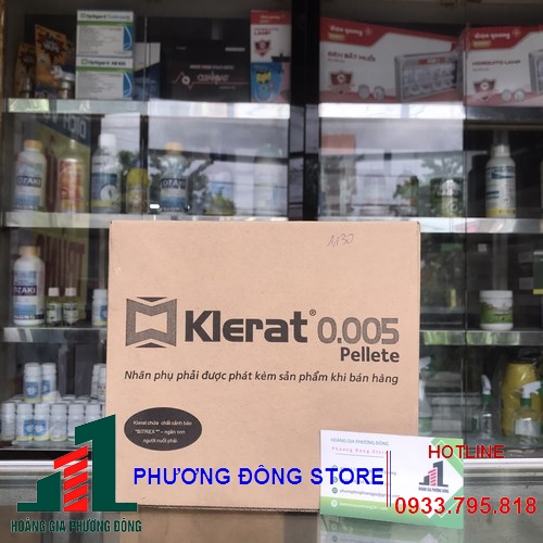 Thuốc diệt chuột Klerat 0.005 (50gam, 1kg)