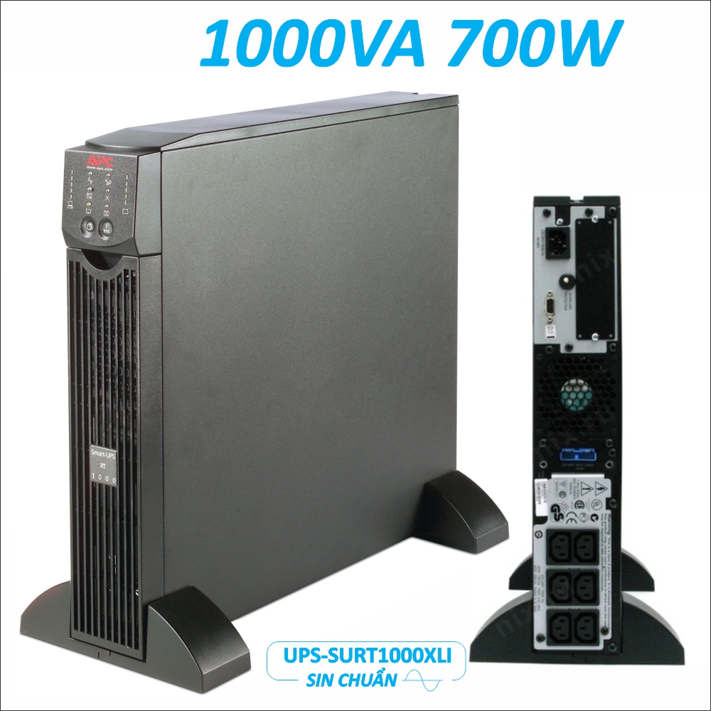 BỘ LƯU ĐIỆN APC SMART-UPS RT 1000VA (SURT1000XLI) SIN CHUẨN 220V 700W