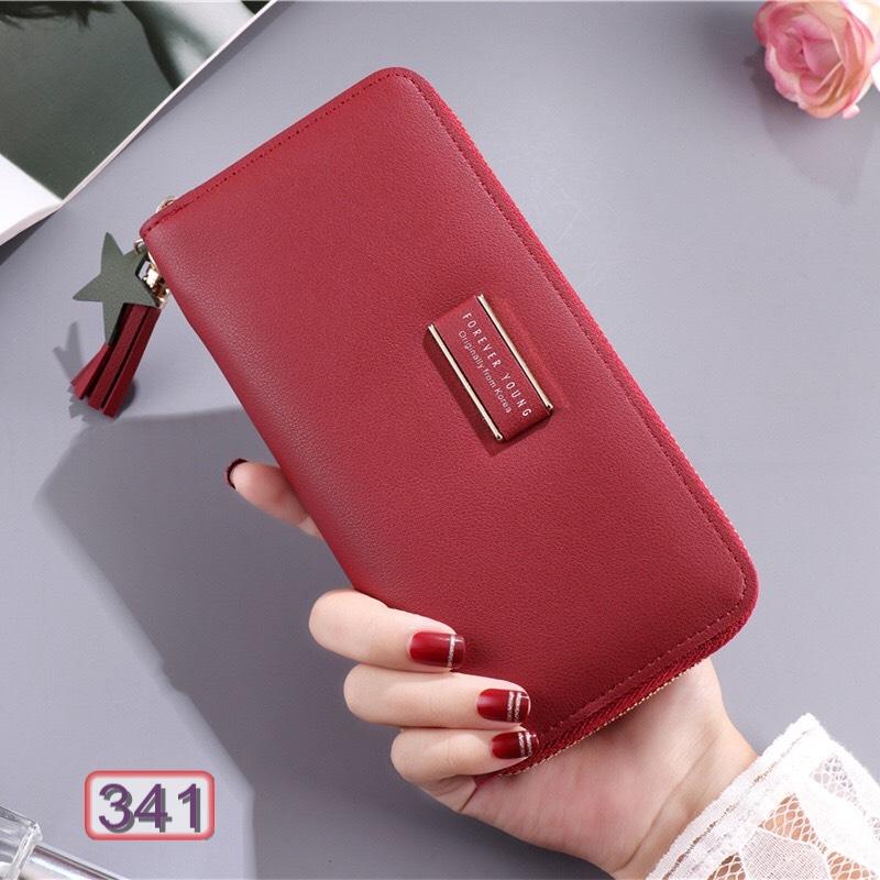 [Hcm]Ví Dài Đựng Thẻ Điện Thoại Forever Young Vuông V341 Cực Đẹp