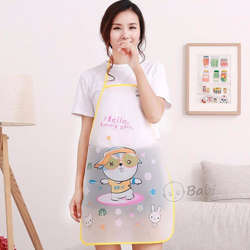 Tạp dề chống thấm họa tiết