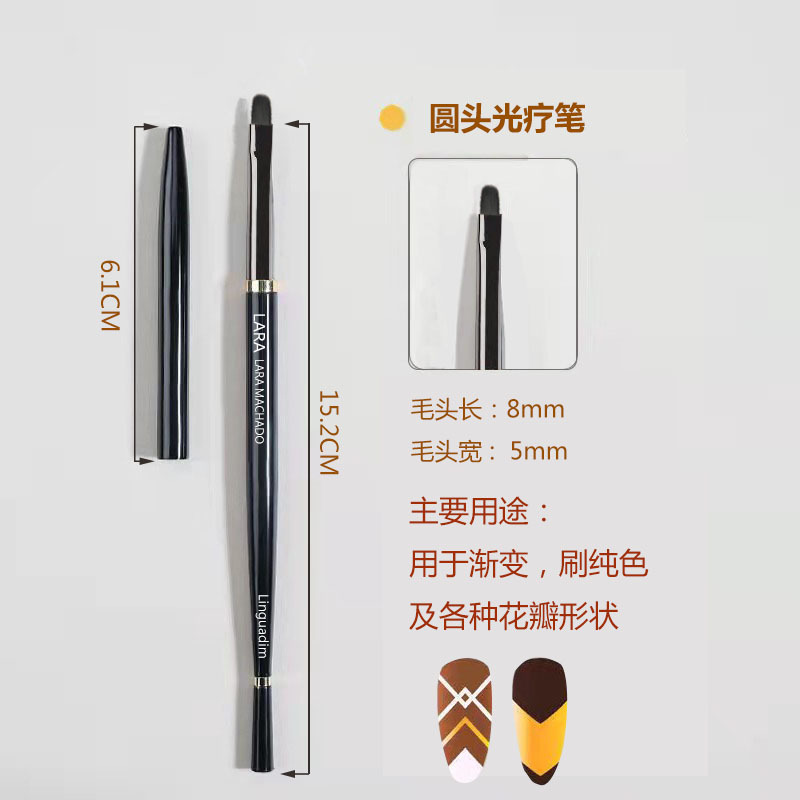 Bộ 3 cây,cọ nét, vẽ màu nước, cọ đầu tròn trang trí móng