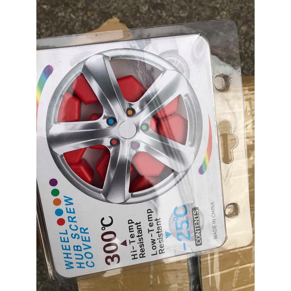 Bộ 20 Chụp ốc trang trí Lazang Silicon 17mm