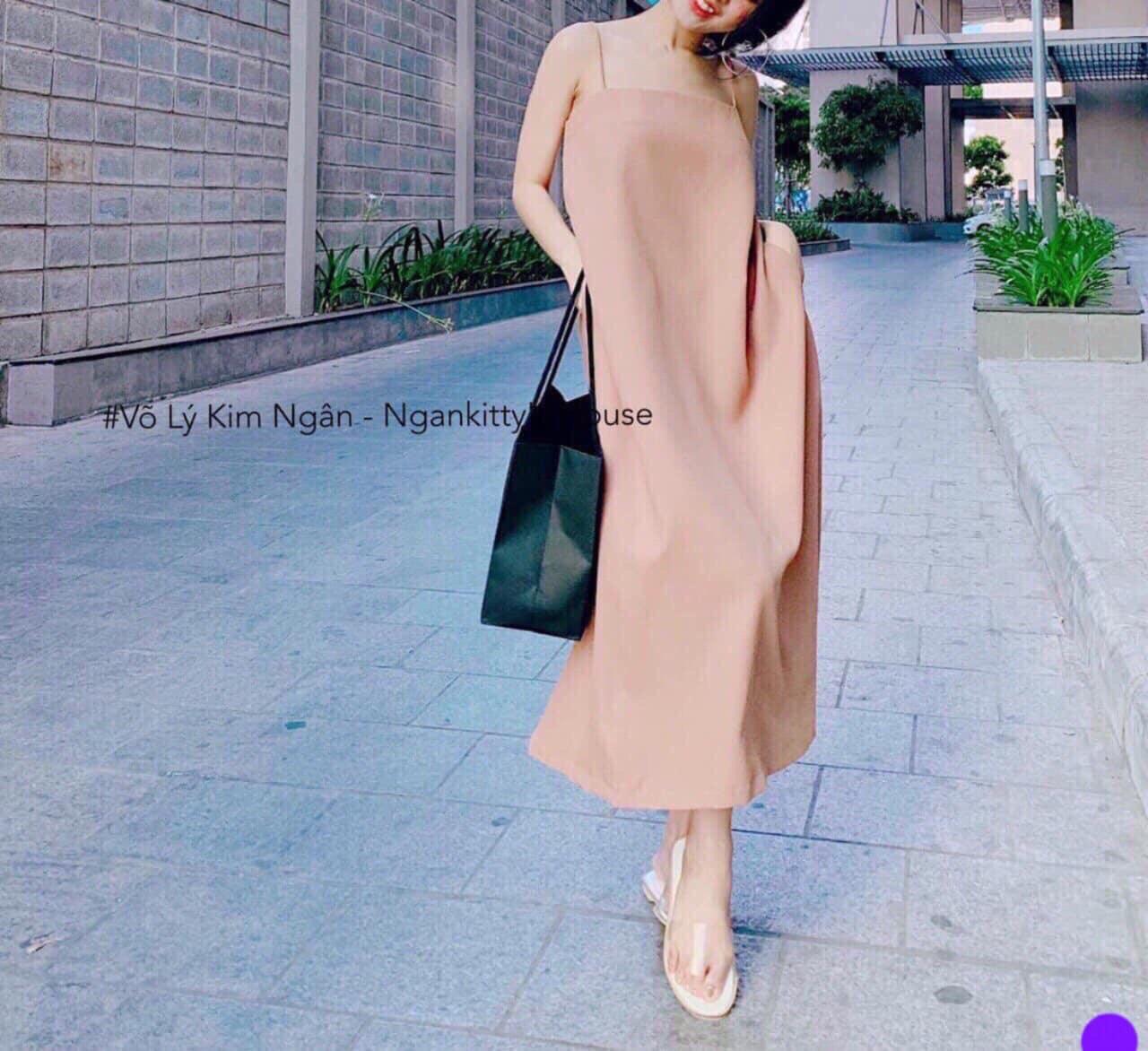 ĐẦM MAXI SUÔNG 2 DÂY