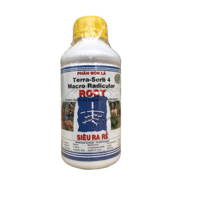 Phân bón lá cao cấp siêu ra rễ Terra Sorb 4 Root chai 1 lít
