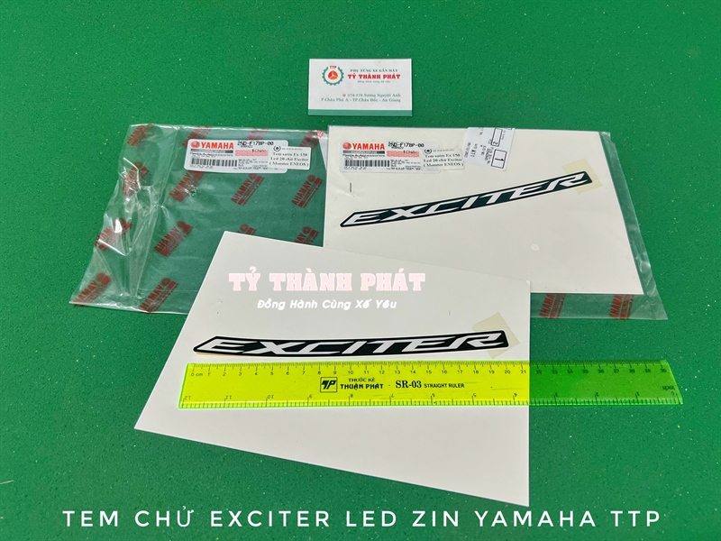 Tem sườn Ex 150 Led 2019 chử Exciter ( Monster ENEOS ) ( 1 Miếng ) 2NDF17BP0000