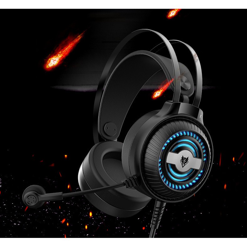 Tai Nghe Chụp Tai Gaming Nuwbo Pro Cho Máy Tính Chơi Game, Nghe Nhạc Có Mic, Có Dây, Bảo Hành 12 Tháng