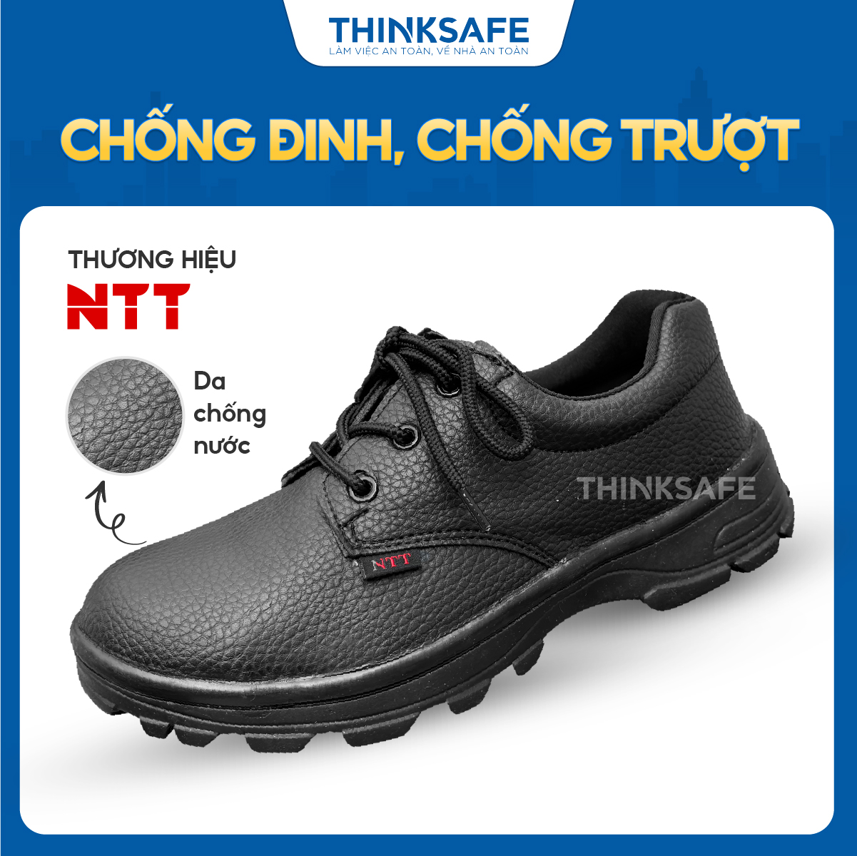 Men's work safety shoes NTT waterproof anti-skid bumper non-slip work shoes building work shoes-johnsafe