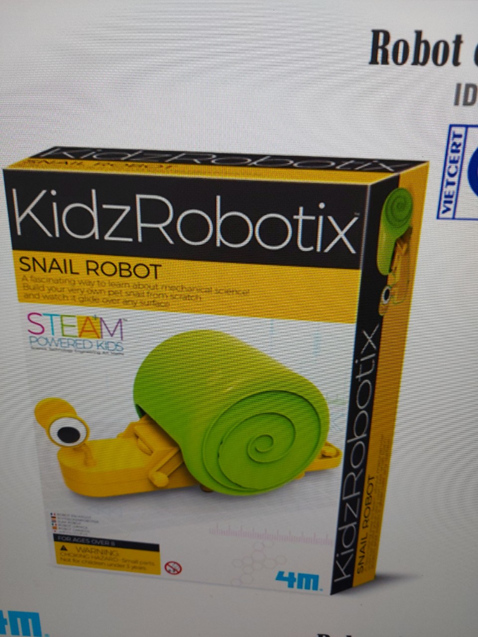 Đồ chơi Robot ốc sên - 4M 03433