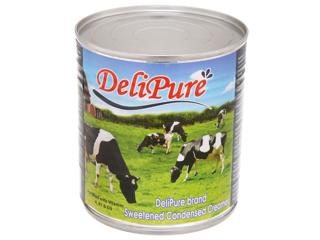 Sữa đặc nhập khẩu DeliPure lon 380g