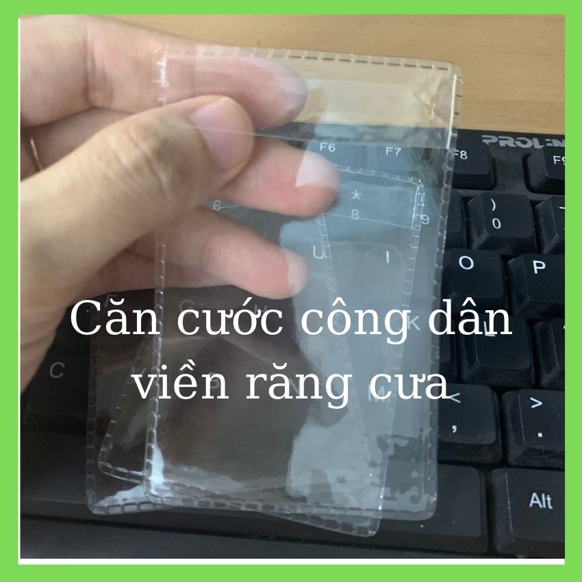 [HCM]SÉT 5 CÁI - THẺ NHỰA PVC BỌC THẺ ATM THẺ CĂN CƯỚC BẰNG LÁI XE