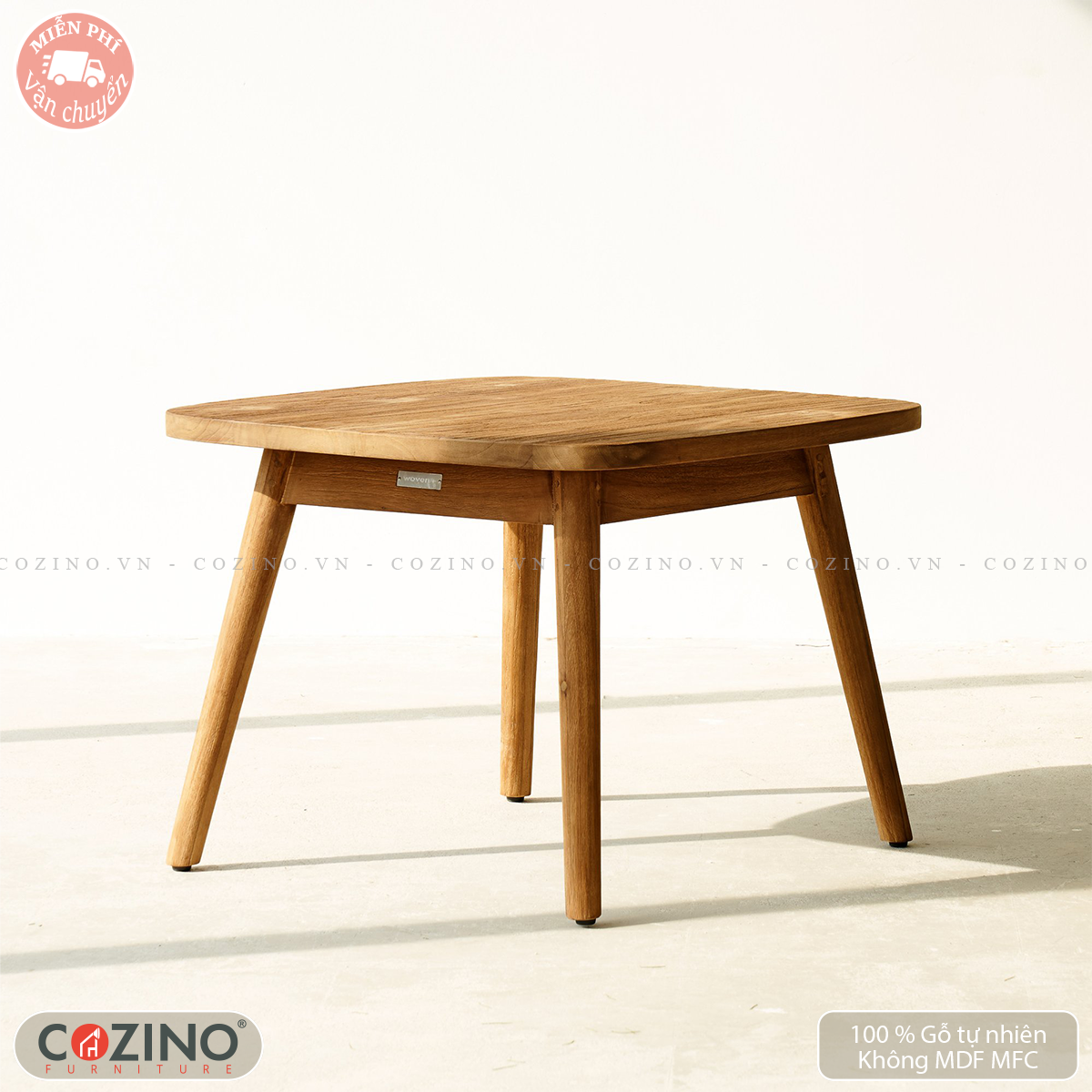 Bàn outdoor side table Bush gỗ sồi