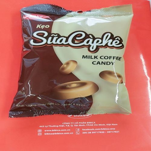 Combo 3 Kẹo Cứng Sữa Cà Phê Bibica 140g
