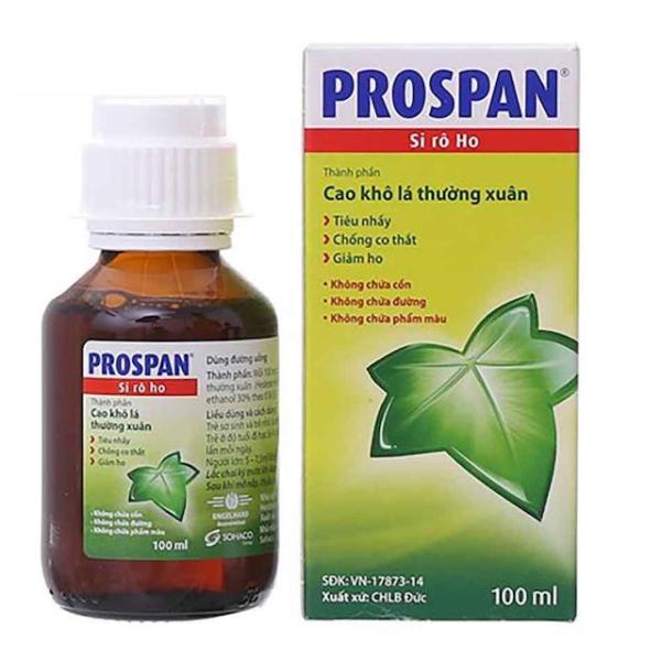Siro PROSPAN - Cao lá thường xuân, nhập khẩu từ đức.