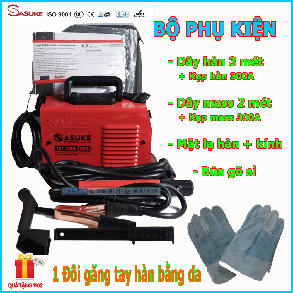 máy hàn điện tử, máy hàn mini, máy hàn que, máy hàn mini 200E