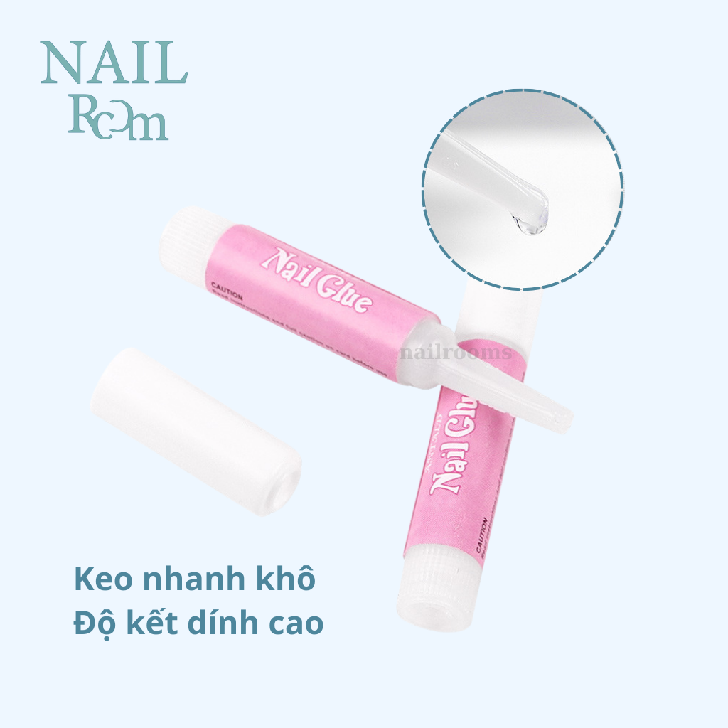 Set 10 tuýp keo dán móng giả Nail Glue