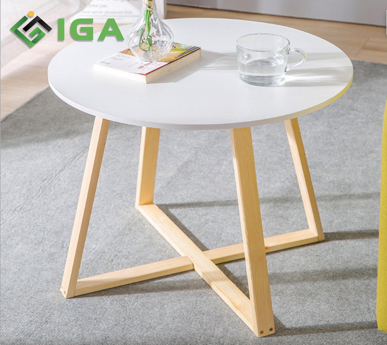 Bàn trà sofa Bắc Âu Chân vuông mặt 60cm ( Siêu Hot )