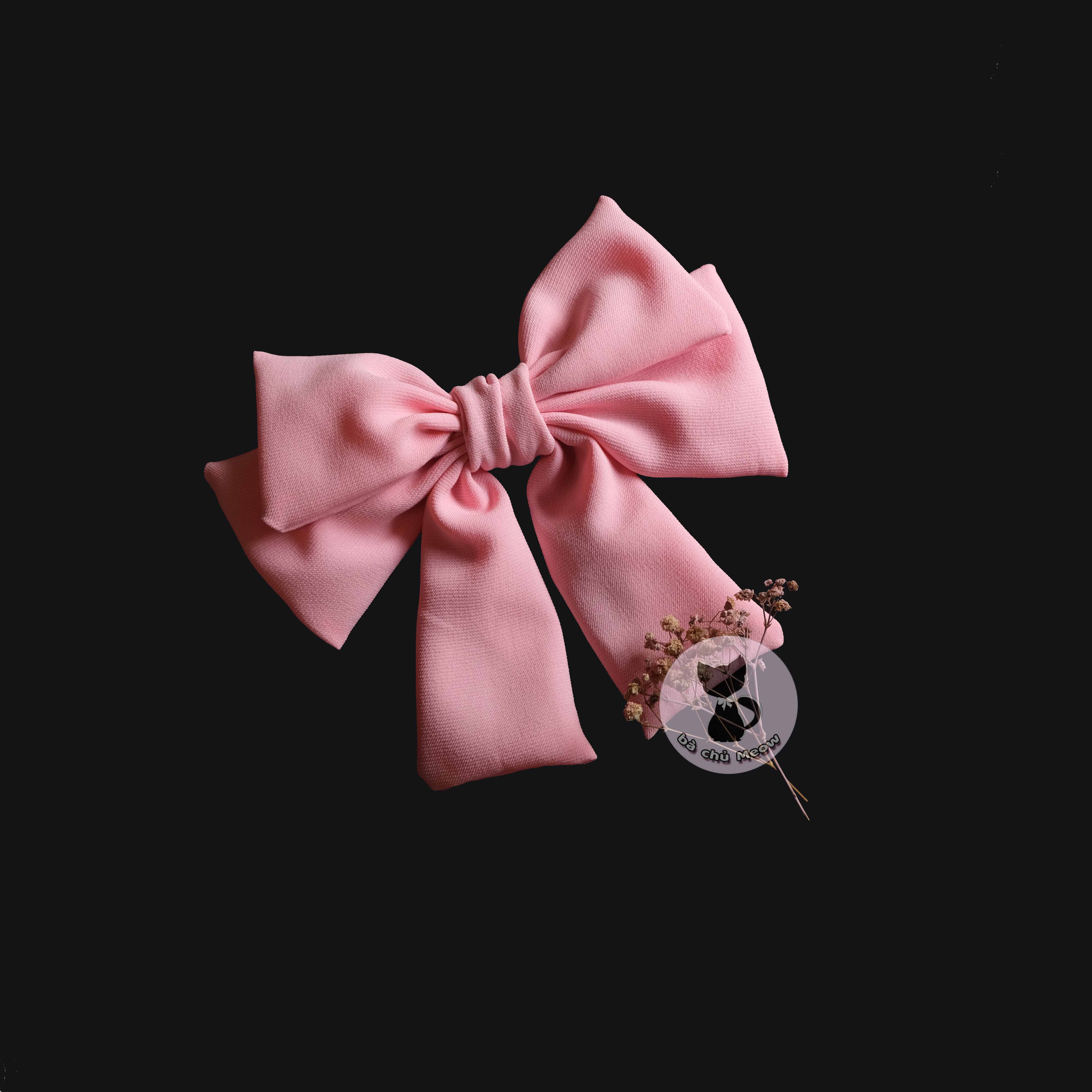 Nơ Cột Tóc Tiểu Thư - Scrunchies Nơ 2 Lớp Xinh Xắn
