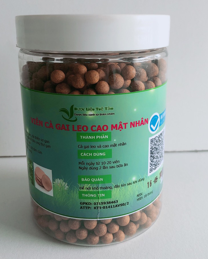 [HCM]Viên cà gai leo cao mật nhân - Hủ 400g cao cấp