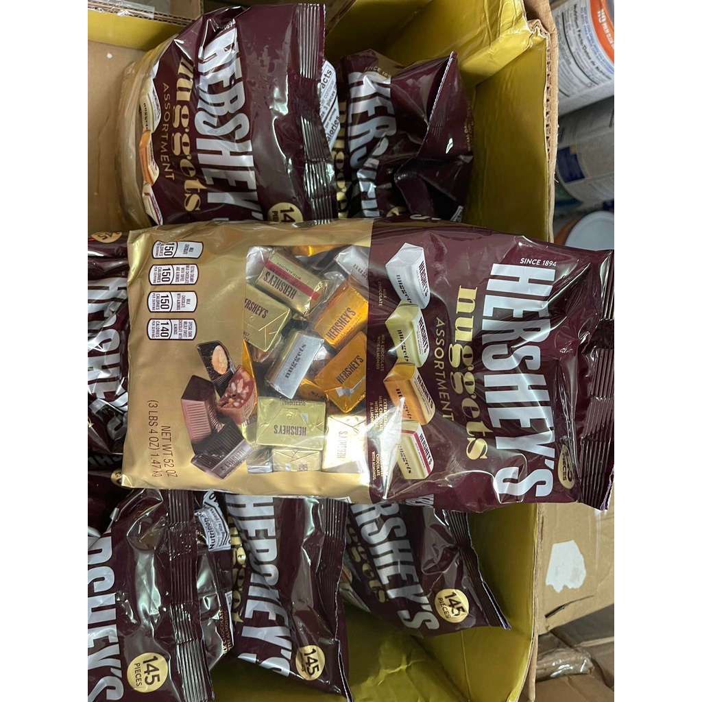 Socola Hershey's Nuggets hershey nuggets chocolate 1.47kg của Mỹ