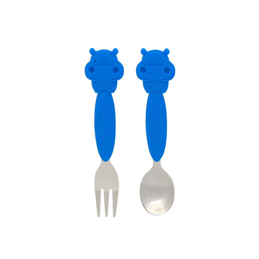 Bộ thìa nĩa ăn dặm cho bé Marcus & Marcus, từ 3 tuổi - Lucas