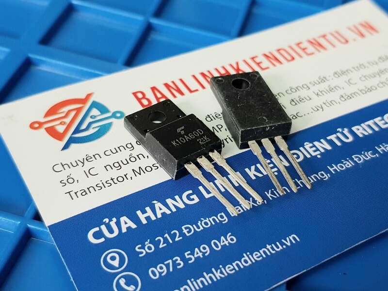[Combo 3 chiếc] K10A60D TK10A60D 10A60 N-Mosfet 10A 600V TO-220F