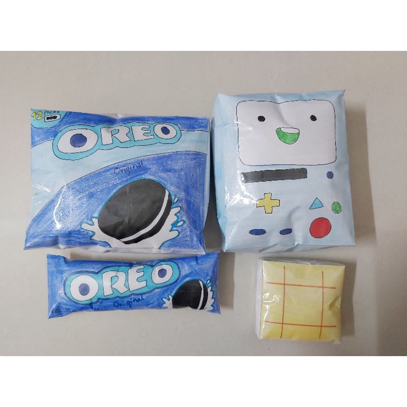 Squishy giấy bmo, bánh oreo chậm tăng