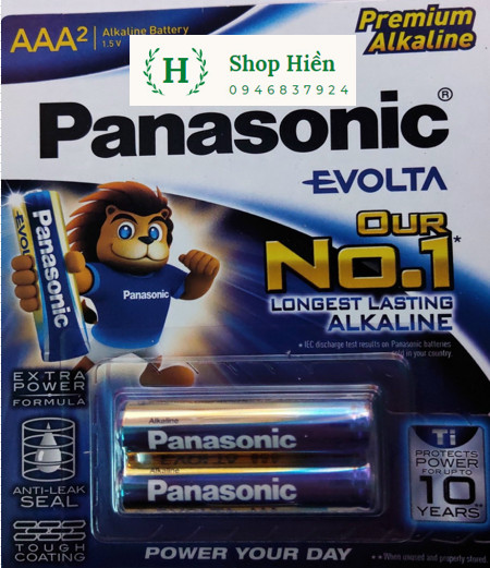 Combo 2 vỉ 4 viên Pin Evolta AAA Kiềm Panasonic LR03EG/2B (Hàng Chính Hãng)