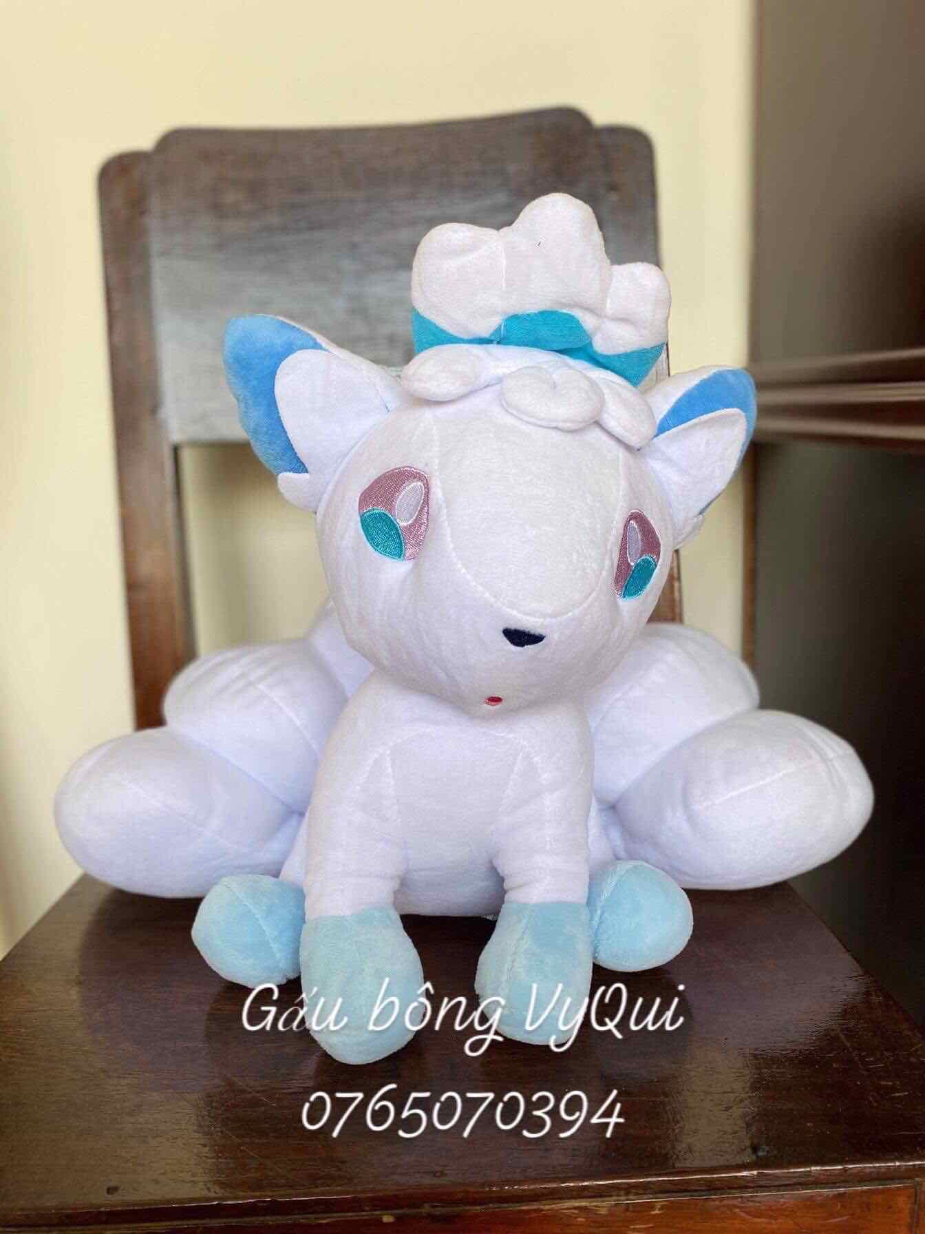 [HCM]Gấu bông pokemon cáo 6 đuôi Vulpix băng s