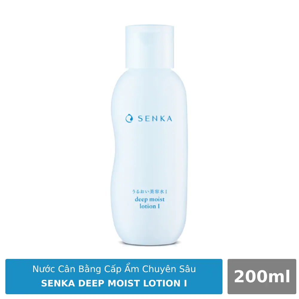 Nước cân bằng, dưỡng ẩm chuyên sâu senka deep moist lotion i 200ml